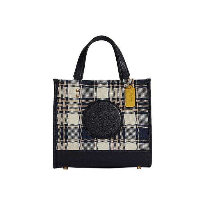 Coach Dempsey 22 Plaid Fabric And Leather Tote Shoulder Crossbody Bag Small Women Bags Dark-Navy Beige C8198-IMF23 Basic Set (Bag+Dust Bag)
Coach Dempsey 22 Plaid Fabric And Leather Tote Shoulder Crossbody Bag Small Women Bags Dark-Navy Beige C8198-IMF23 Basic Set (Bag+Dust Bag)