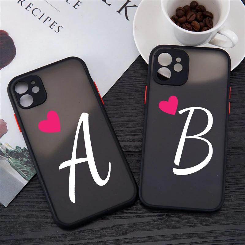 Чехол для телефона с первой буквой A Z, сердечком любви, для пар, для iPhone 11 12 13 14 15 Pro Max Mini X XR XS 7 8 Plus, силиконовый чехол, Fundas For iphone 7 8 SE
Чехол для телефона с первой буквой A Z, сердечком любви, для пар, для iPhone 11 12 13 14 15 Pro Max Mini X XR XS 7 8 Plus, силиконовый чехол, Fundas For iphone 7 8 SE