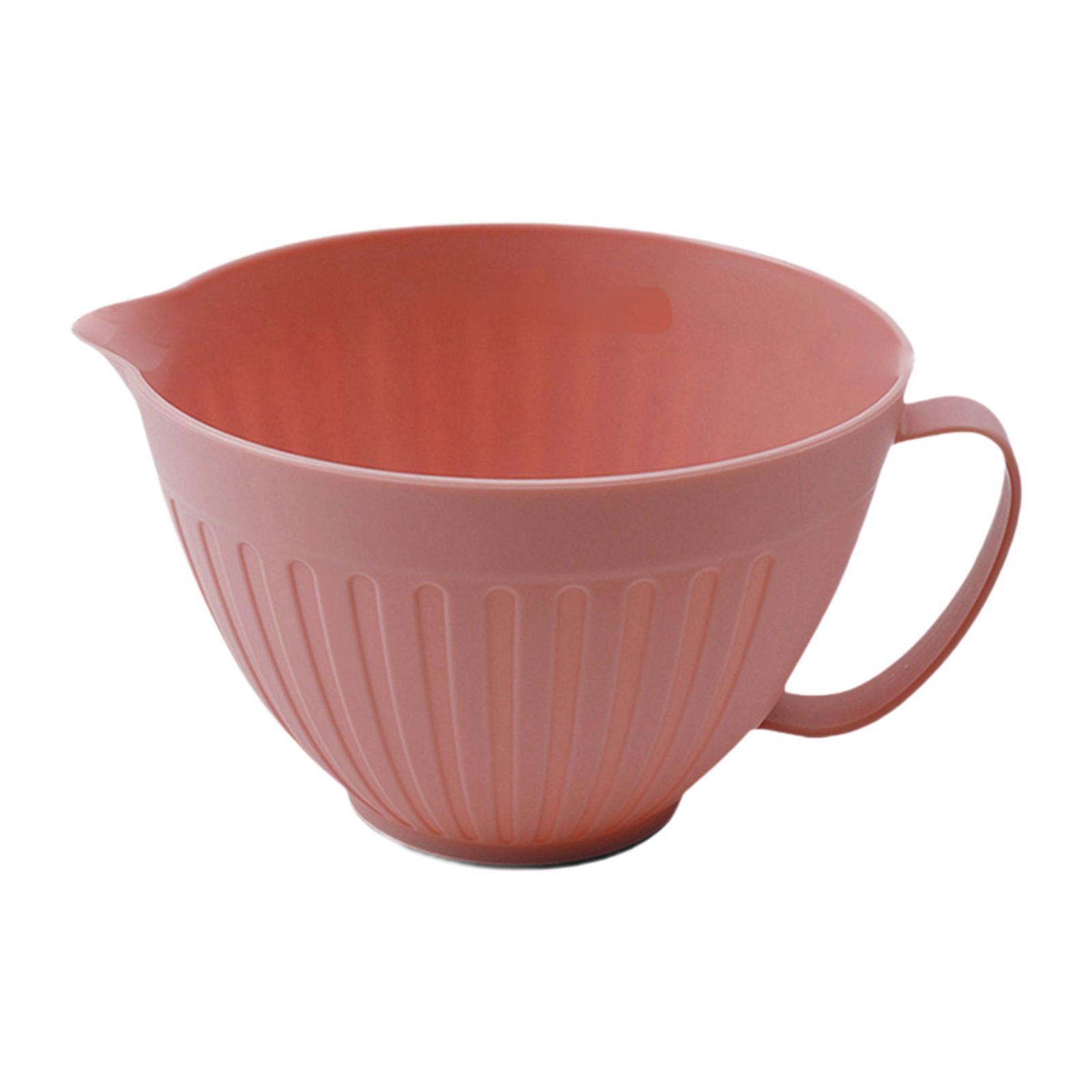 Mixing Bowl with Handle and Pouring Spout Kitchen Serving Bowl for Baking Marinating Salad Food рожевий
Mixing Bowl with Handle and Pouring Spout Kitchen Serving Bowl for Baking Marinating Salad Food рожевий