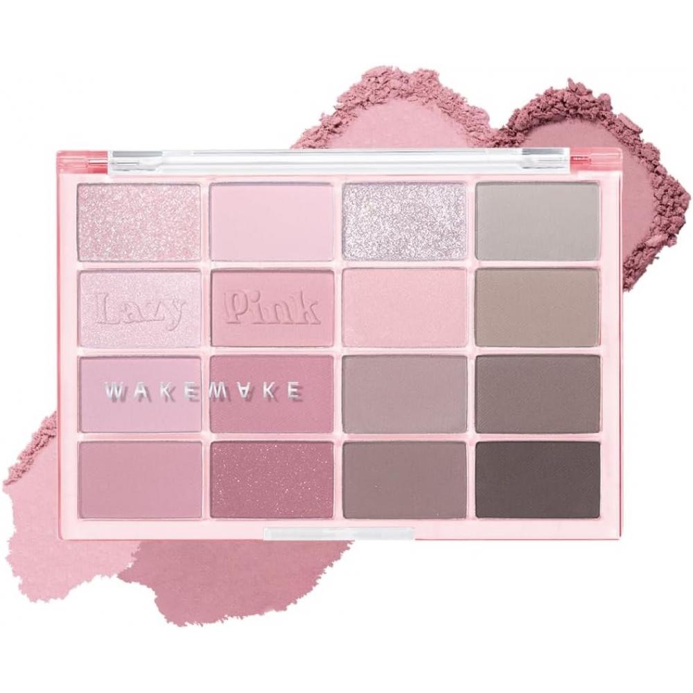 Wakemake Soft Blurring Eye Palette 16 Colors Lazy Pink Blurring Matte Glitter
Wakemake Soft Blurring Eye Palette 16 Colors Lazy Pink Blurring Matte Glitter