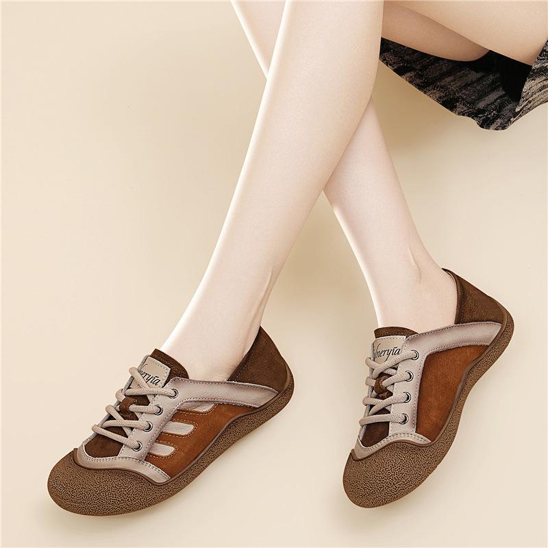 Retro literary style color-blocking German training shoes, women s round toe, new comfortable and lightweight soft-soled sports leisure board shoes 40
Retro literary style color-blocking German training shoes, women s round toe, new comfortable and lightweight soft-soled sports leisure board shoes 40