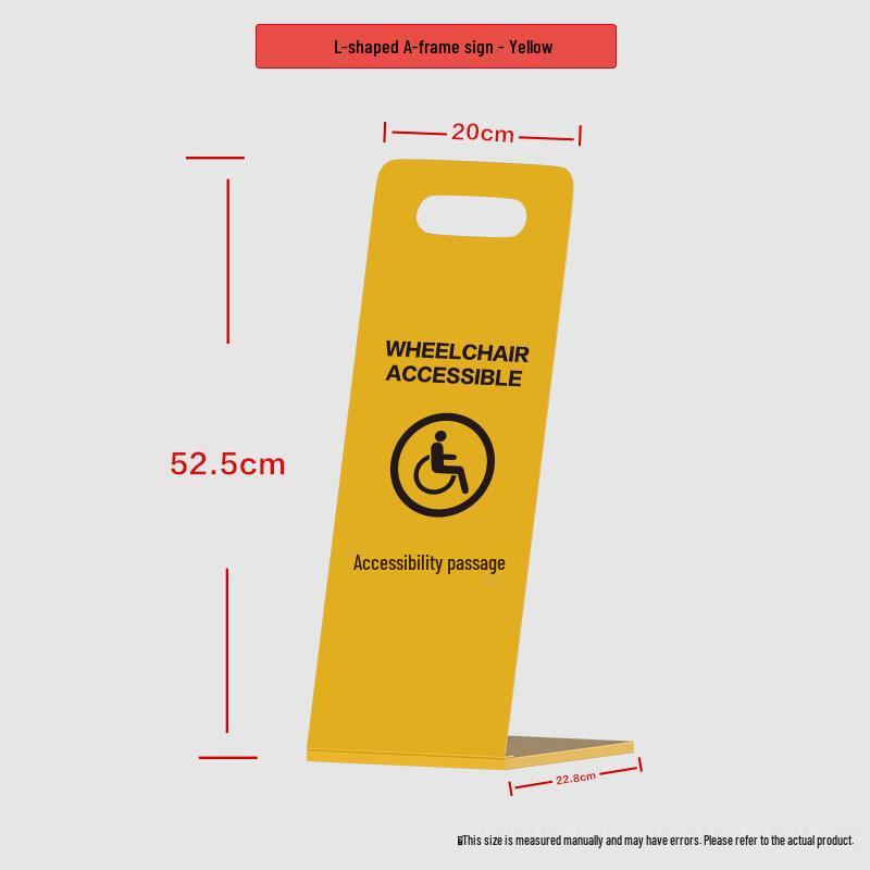 Warning: Caution Slippery Floor L-Shaped Parking Sign for Hotels & Commercial Lots
Warning: Caution Slippery Floor L-Shaped Parking Sign for Hotels & Commercial Lots