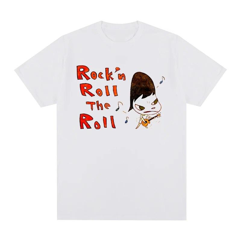 Yoshitomo Nara rock японское аниме футболка с героями мультфильмов хлопковая футболка унисекс новая футболка женская
Yoshitomo Nara rock японское аниме футболка с героями мультфильмов хлопковая футболка унисекс новая футболка женская