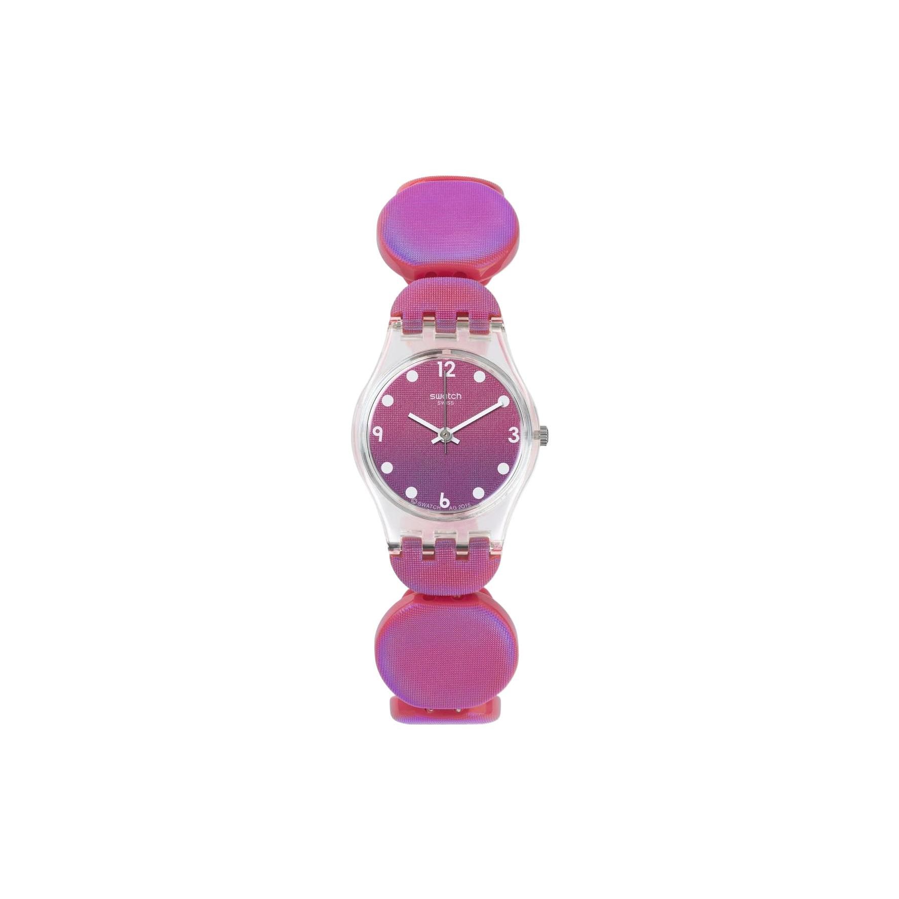 Swatch Quartz Movement 30M Water Resistant Watch 25Mm Pink Dial Plastic Case Plastic Strap Women watches LK357A Pink
Swatch Quartz Movement 30M Water Resistant Watch 25Mm Pink Dial Plastic Case Plastic Strap Women watches LK357A Pink