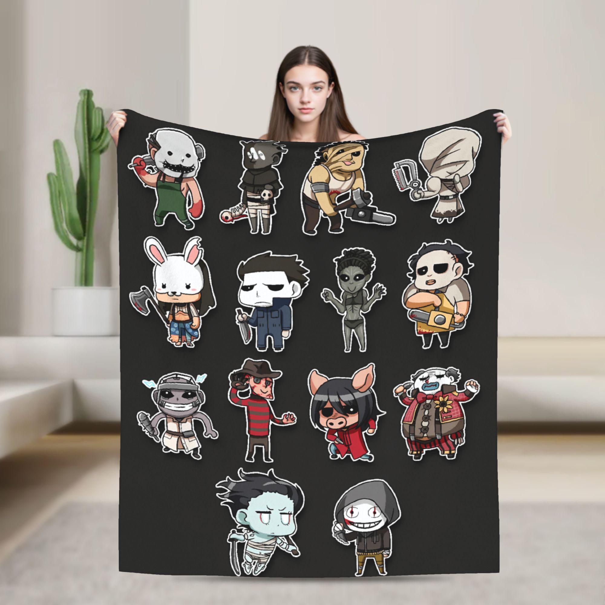 Dead by Daylights Characters Throw Blanket Super Soft Child Airplane Travel Flannel For Couch Chair Fashion Sofa Bed Cover 75x90cm
Dead by Daylights Characters Throw Blanket Super Soft Child Airplane Travel Flannel For Couch Chair Fashion Sofa Bed Cover 75x90cm