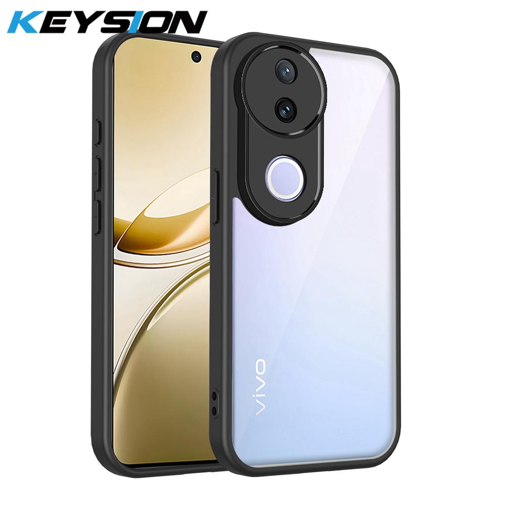 KEYSION Прозрачный чехол для телефона для VIVO V50 5G Мягкий силикон+ПК Прозрачная противоударная задняя крышка для телефона для VIVO V50 for VIVO V50 чёрный
KEYSION Прозрачный чехол для телефона для VIVO V50 5G Мягкий силикон+ПК Прозрачная противоударная задняя крышка для телефона для VIVO V50 for VIVO V50 чёрный