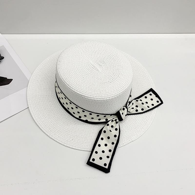 Celebrity style flat top gift hat women s, new summer elegant ribbon straw woven sun hat tide
Celebrity style flat top gift hat women s, new summer elegant ribbon straw woven sun hat tide