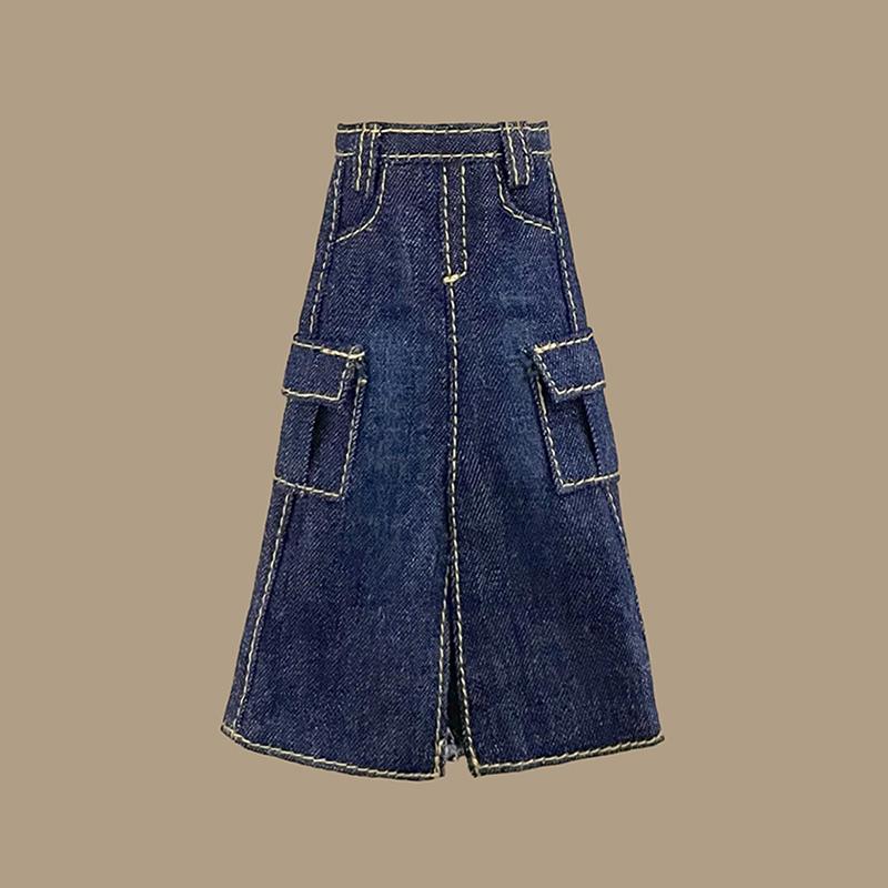 New Handmade Blythe Doll Clothes Off Shoulder Sweater Knit Tops and Split Denim Long Skirt Mini Dress for Blyth OB24 1/6 Dolls only 1Pcs Clothes
New Handmade Blythe Doll Clothes Off Shoulder Sweater Knit Tops and Split Denim Long Skirt Mini Dress for Blyth OB24 1/6 Dolls only 1Pcs Clothes