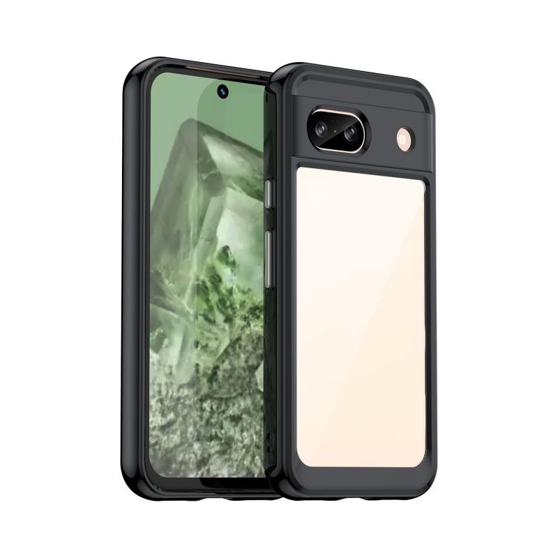 For Google Pixel 8a Back Cover WANLONFENG XC Series TPU Acrylic Phone Case with Tempered Glass Film Black
For Google Pixel 8a Back Cover WANLONFENG XC Series TPU Acrylic Phone Case with Tempered Glass Film Black