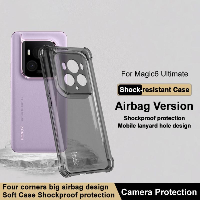IMAK For Honor Magic6 Ultimate 5G Clear Case Corner Airbag Fall Protection TPU Phone Cover Transparent Black
IMAK For Honor Magic6 Ultimate 5G Clear Case Corner Airbag Fall Protection TPU Phone Cover Transparent Black