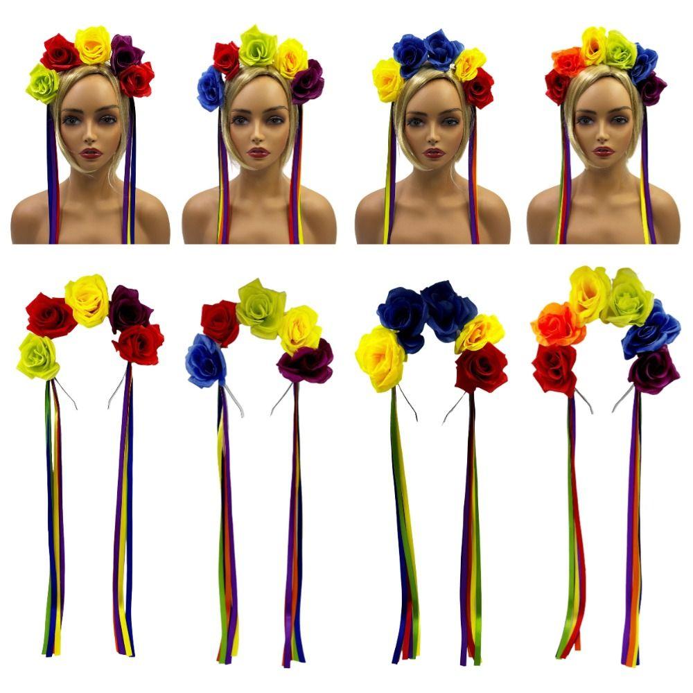 Elegant Rainbow Rose Hair Hoop Cute Festive Party Hair Accessory Women Girls Style D
Elegant Rainbow Rose Hair Hoop Cute Festive Party Hair Accessory Women Girls Style D