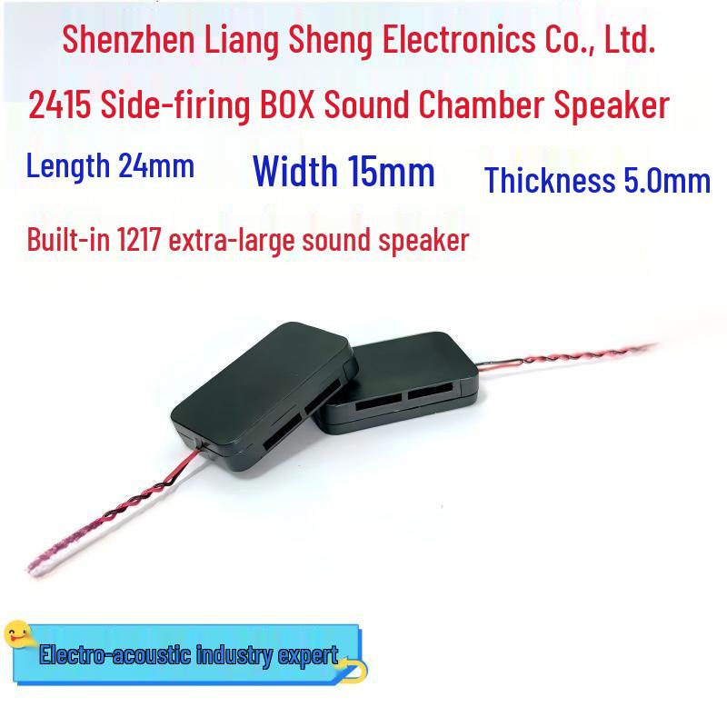 Ultra-Thin 2415 AI Speaker: Side Output 1W, 8 Ohm, Built-in 1217 Full-Range Chamber 2415 Cavity 1217 Speaker Strong Magnet
Ultra-Thin 2415 AI Speaker: Side Output 1W, 8 Ohm, Built-in 1217 Full-Range Chamber 2415 Cavity 1217 Speaker Strong Magnet