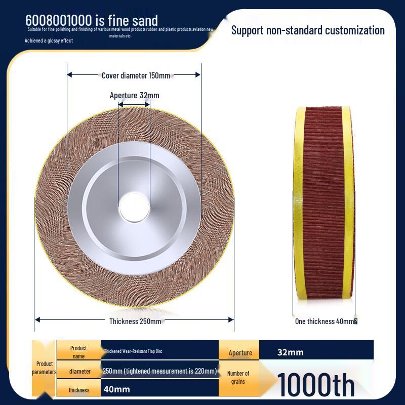 Stainless Steel Grinding & Polishing Flap Wheel
Stainless Steel Grinding & Polishing Flap Wheel