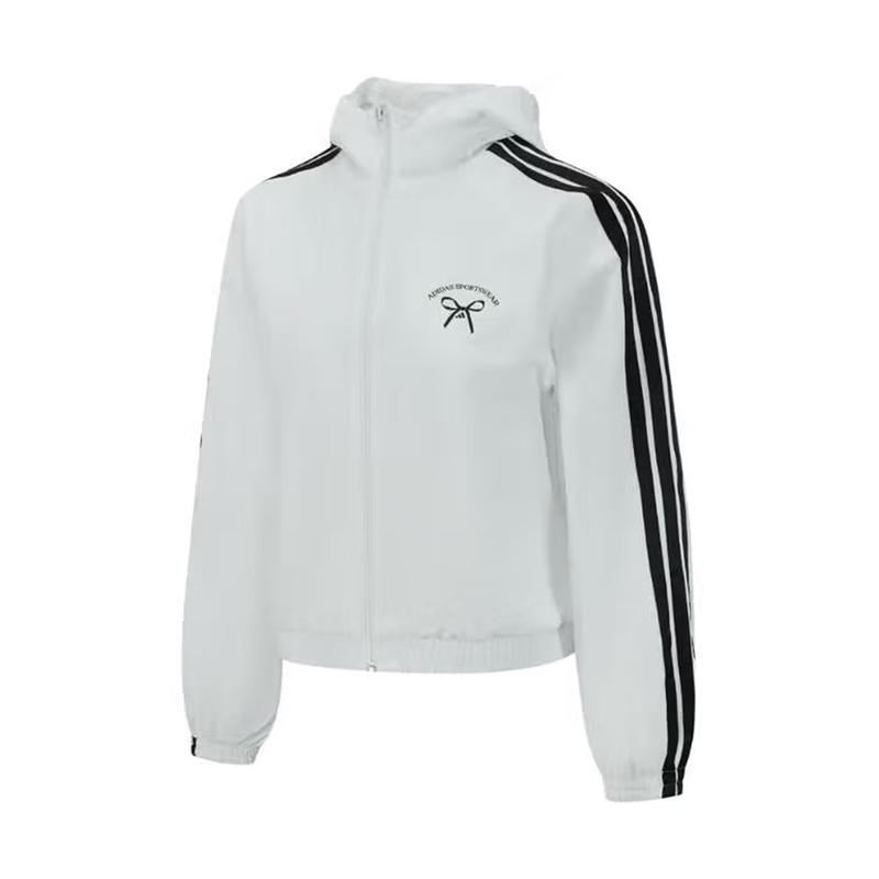 Adidas Повседневная тканая куртка с капюшоном с узором в виде банта, женская куртка, белая, JY7591 S
Adidas Повседневная тканая куртка с капюшоном с узором в виде банта, женская куртка, белая, JY7591 S