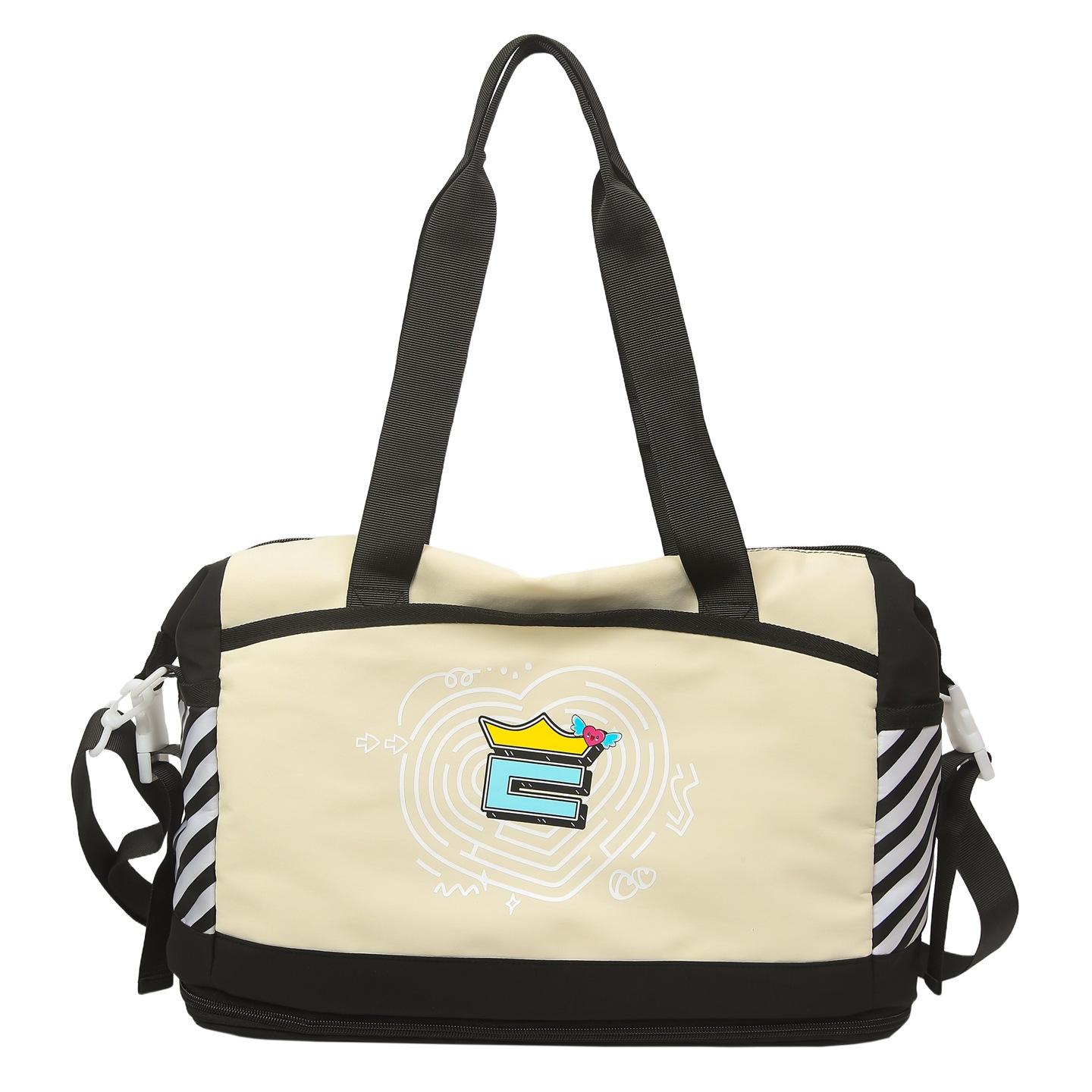 Expandable yoga sports bag, fashionable contrasting colors, high-value printed travel bag, shoulder crossbody striped fitness bag чорний
Expandable yoga sports bag, fashionable contrasting colors, high-value printed travel bag, shoulder crossbody striped fitness bag чорний