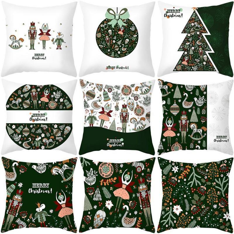 Christmas Print Sofa Pillow Cover Cross-border Elk Decorative Pillow New Cushion Cover 40x40cm
Christmas Print Sofa Pillow Cover Cross-border Elk Decorative Pillow New Cushion Cover 40x40cm