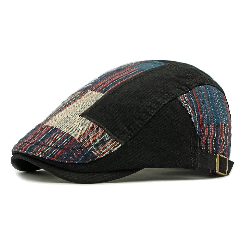LDSLYJR Four Seasons Cotton Geometric Print Newsboy Caps Men Flat Cap Women Painter Beret Hats 77 56-60cm wear чорний
LDSLYJR Four Seasons Cotton Geometric Print Newsboy Caps Men Flat Cap Women Painter Beret Hats 77 56-60cm wear чорний
