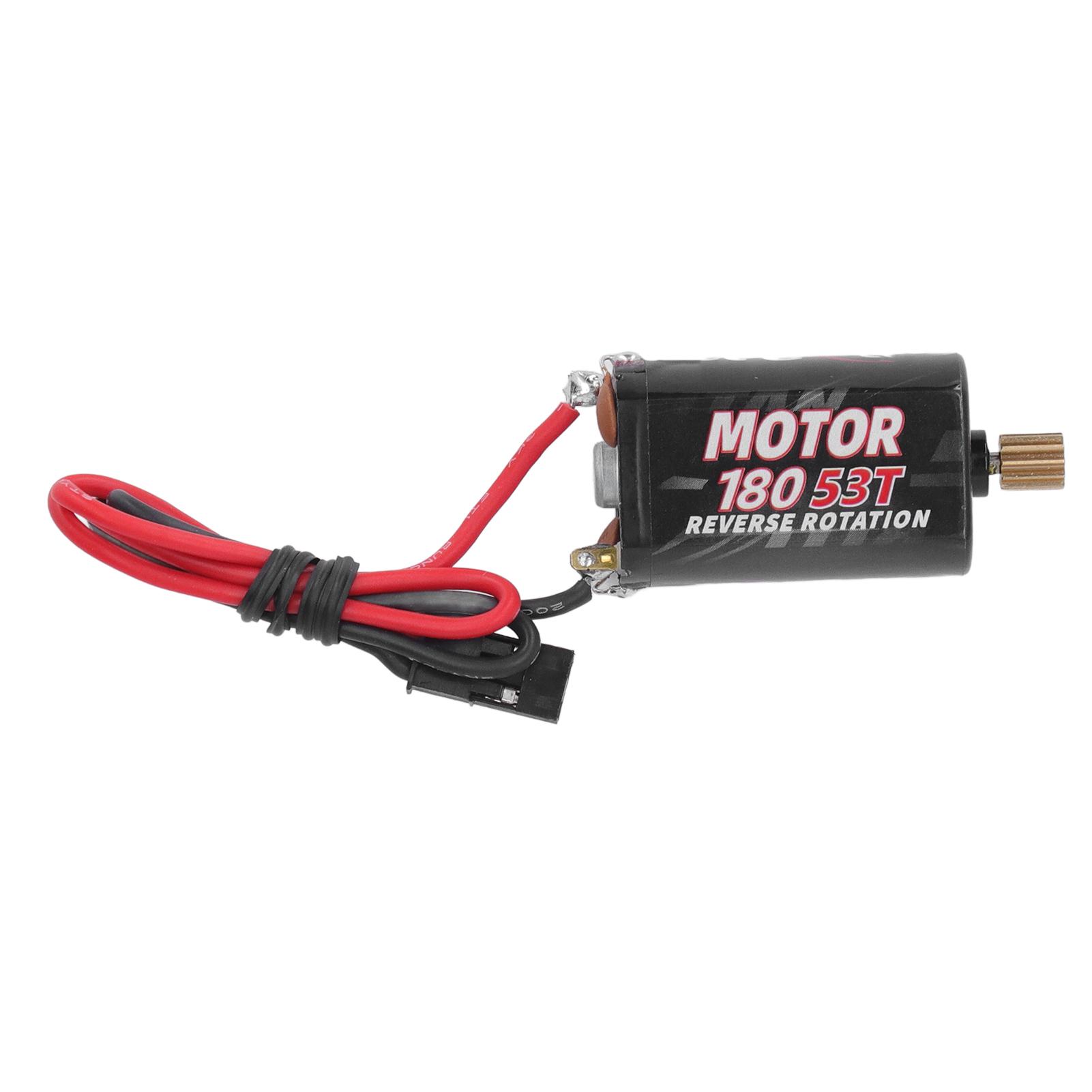 Brushed 53T Motor 180 Brushed Large Torque Motor for Traxxas TRX4M 118 Climbing Car Black
Brushed 53T Motor 180 Brushed Large Torque Motor for Traxxas TRX4M 118 Climbing Car Black
