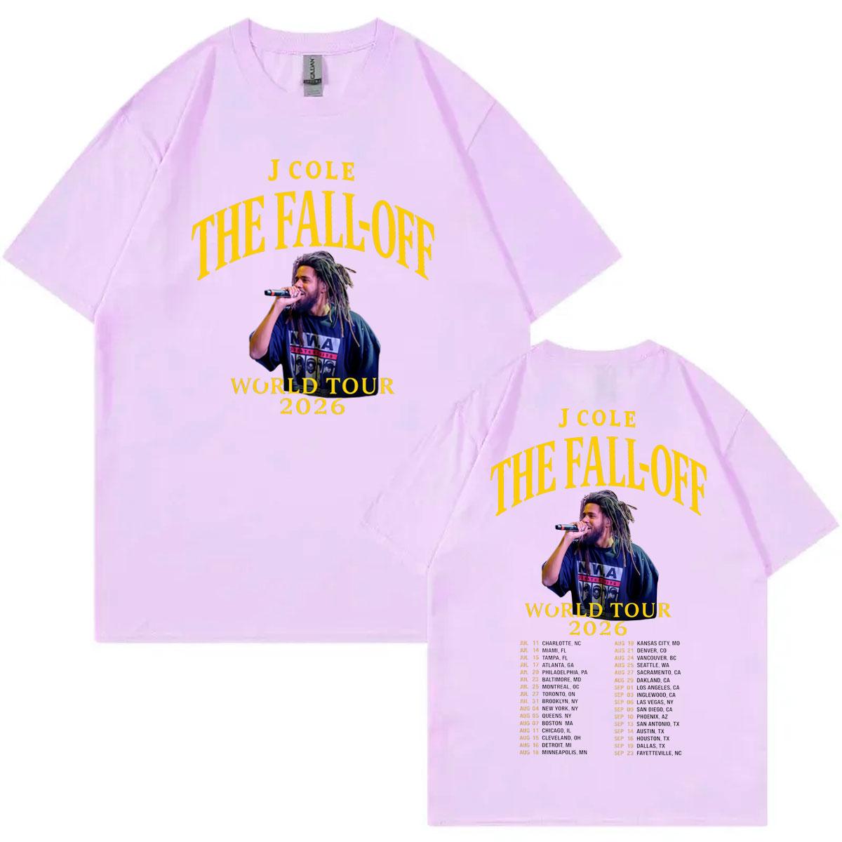 Rapper J Cole Double Sided Graphic T Shirts The Fall Off Tour 2026 Tshirts Men Women Fashion Hip Hop Retro Short Sleeve Tshirt 4XL
Rapper J Cole Double Sided Graphic T Shirts The Fall Off Tour 2026 Tshirts Men Women Fashion Hip Hop Retro Short Sleeve Tshirt 4XL