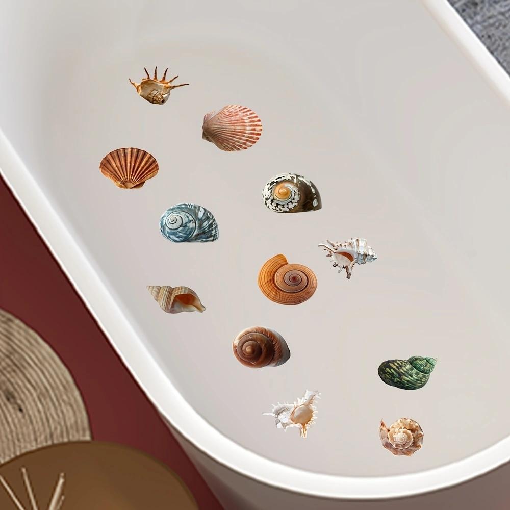 6 шт. Нескользящие наклейки на ванну с узором ракушек для декора ванной комнаты - Самоклеящиеся матовые наклейки на стену для туалета и ванной
6 шт. Нескользящие наклейки на ванну с узором ракушек для декора ванной комнаты - Самоклеящиеся матовые наклейки на стену для туалета и ванной