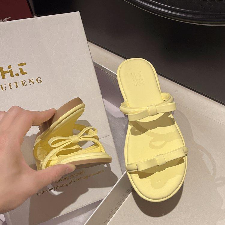 Gentle fairy slippers female summer wear 2025 new French evening wind comfortable casual flat beach sandals 35 жёлтый
Gentle fairy slippers female summer wear 2025 new French evening wind comfortable casual flat beach sandals 35 жёлтый