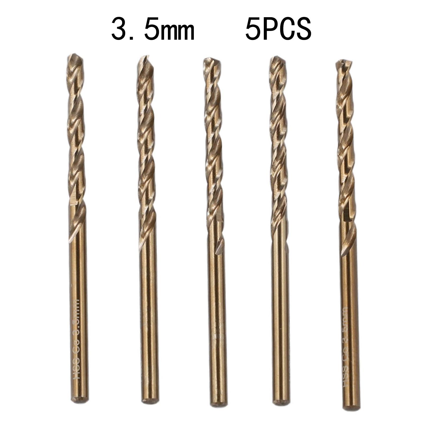 5pcs HSS M35 Cobalt Drill Bit 1mm 1.5mm 2mm 2.5mm 3mm 3.5mm 4mm For Wood Metal Stainless Steel Auger Drill Bits Hole Cutter Tool
5pcs HSS M35 Cobalt Drill Bit 1mm 1.5mm 2mm 2.5mm 3mm 3.5mm 4mm For Wood Metal Stainless Steel Auger Drill Bits Hole Cutter Tool