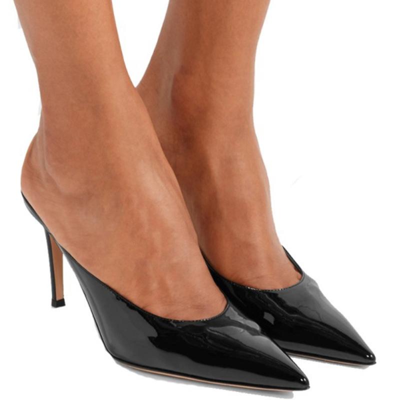 Сексуальные тапочки на высоком каблуке, летние туфли-мюли для вечеринок 2025 года, брендовые туфли на открытом воздухе с заостренным носком, женские, черные, телесного, синего цвета, большой размер 45 44
Сексуальные тапочки на высоком каблуке, летние туфли-мюли для вечеринок 2025 года, брендовые туфли на открытом воздухе с заостренным носком, женские, черные, телесного, синего цвета, большой размер 45 44