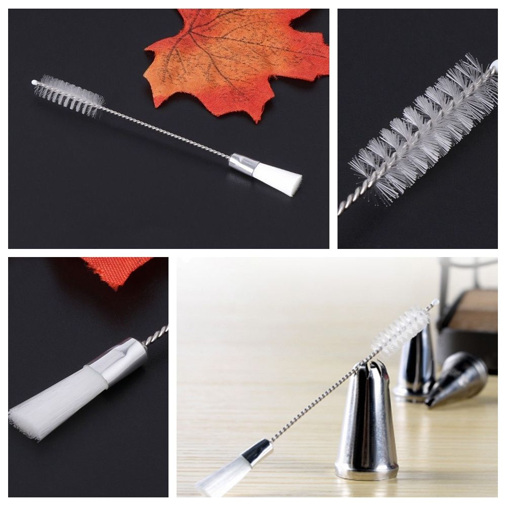 Cream Double head Piping Pastry Stainless Steel Icing Nozzles Cake Decorating Tip Cleaning Brush
Cream Double head Piping Pastry Stainless Steel Icing Nozzles Cake Decorating Tip Cleaning Brush