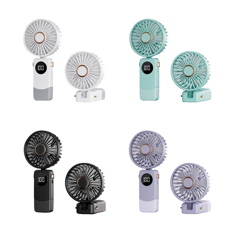 Портативный вентилятор, персональный портативный вентилятор с 5 скоростями, большим цифровым экраном, встроенной батареей емкостью 1200 мАч, белый 
Портативный вентилятор, персональный портативный вентилятор с 5 скоростями, большим цифровым экраном, встроенной батареей емкостью 1200 мАч, белый