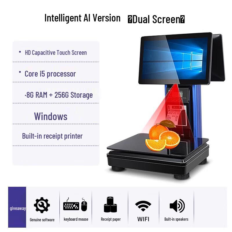 CHUGOUXIANG Smart AI Electronic Scale CN plug (adapter included)
CHUGOUXIANG Smart AI Electronic Scale CN plug (adapter included)