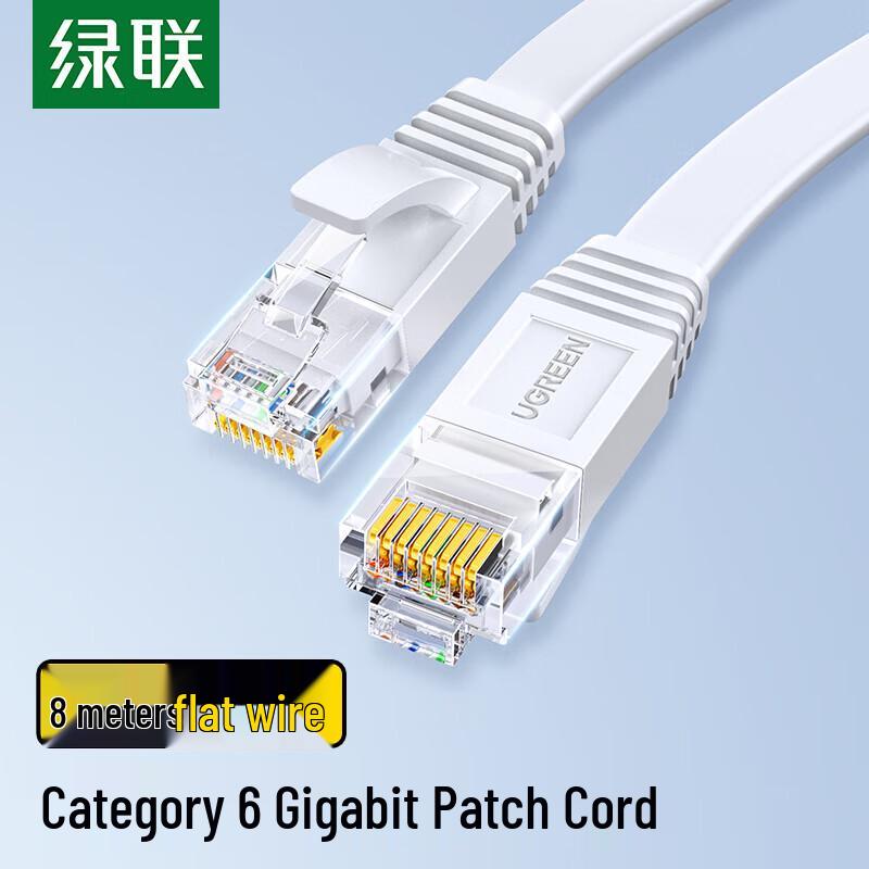 UGREEN Cat6 Flat Ethernet Cable
UGREEN Cat6 Flat Ethernet Cable
