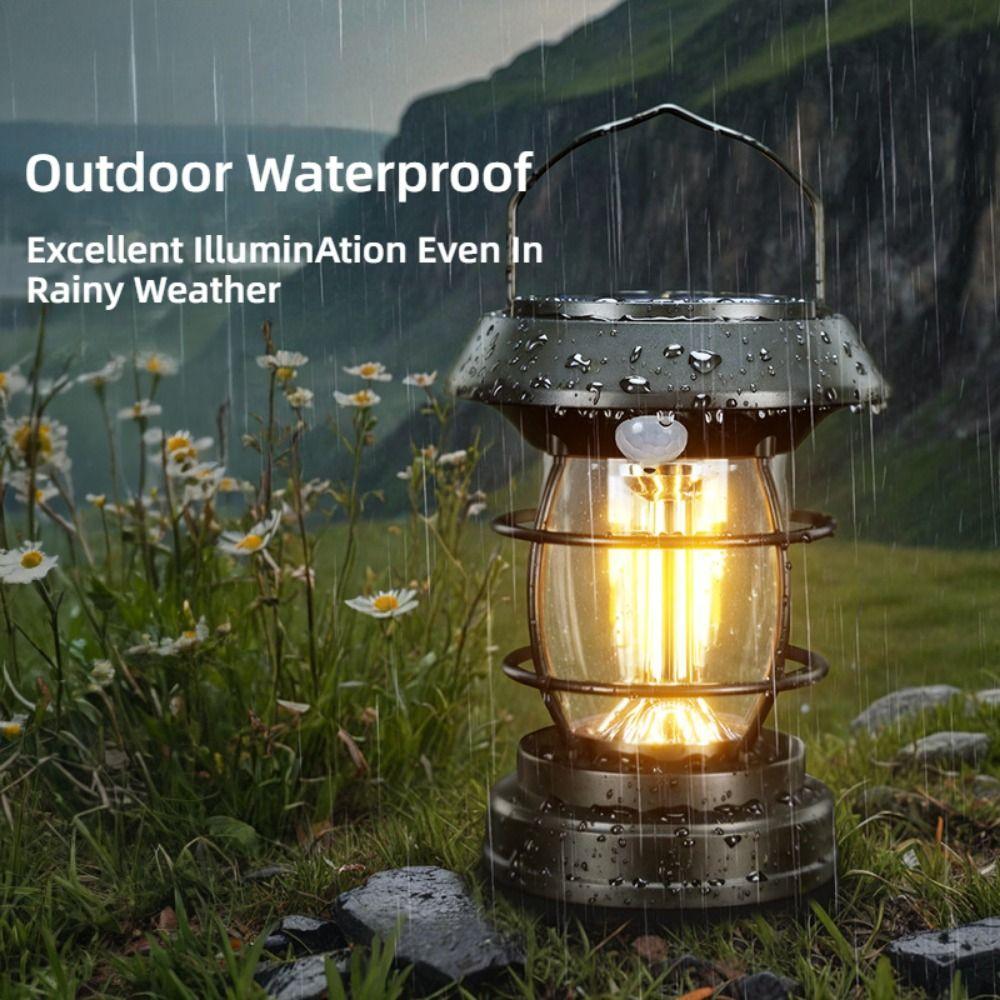 Type-C Rechargeable Hand Lantern Solar Powered Wall Hanging Light Outdoor Lighting Style 2
Type-C Rechargeable Hand Lantern Solar Powered Wall Hanging Light Outdoor Lighting Style 2