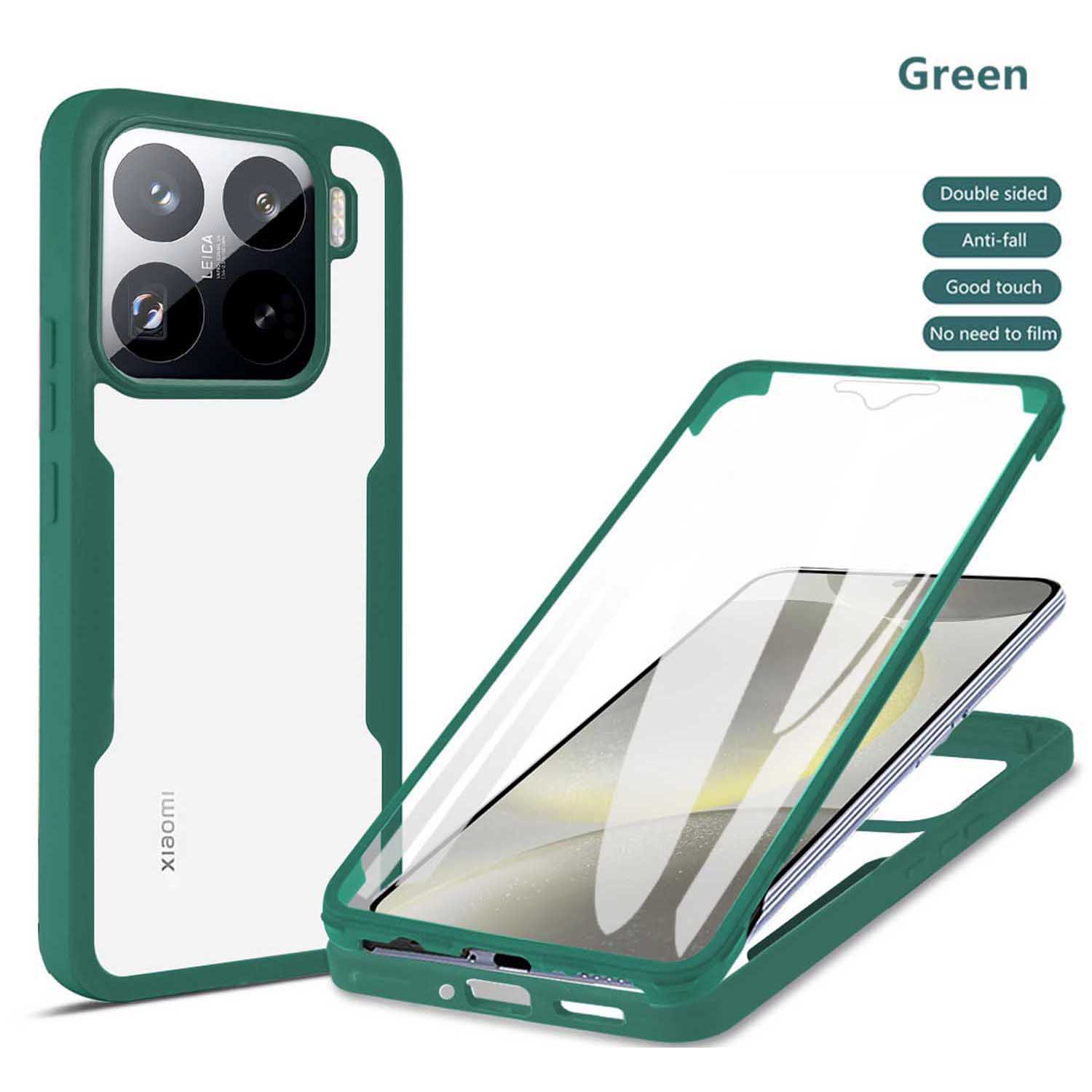 Для Xiaomi 15T 14T 13T Pro Противоударный 360 Полностью Закрывающий Чехол для Телефона Для Xiaomi 17 Pro Max 15Pro 14 15 Ultra Прозрачный Чехол для Телефона Xiaomi 13T Pro зелёный
Для Xiaomi 15T 14T 13T Pro Противоударный 360 Полностью Закрывающий Чехол для Телефона Для Xiaomi 17 Pro Max 15Pro 14 15 Ultra Прозрачный Чехол для Телефона Xiaomi 13T Pro зелёный