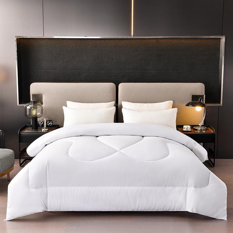 Hotel B&B Brushed Feather Silk Cotton Quilt - Single/Double, White, Spring/Autumn 150x200cm
Hotel B&B Brushed Feather Silk Cotton Quilt - Single/Double, White, Spring/Autumn 150x200cm