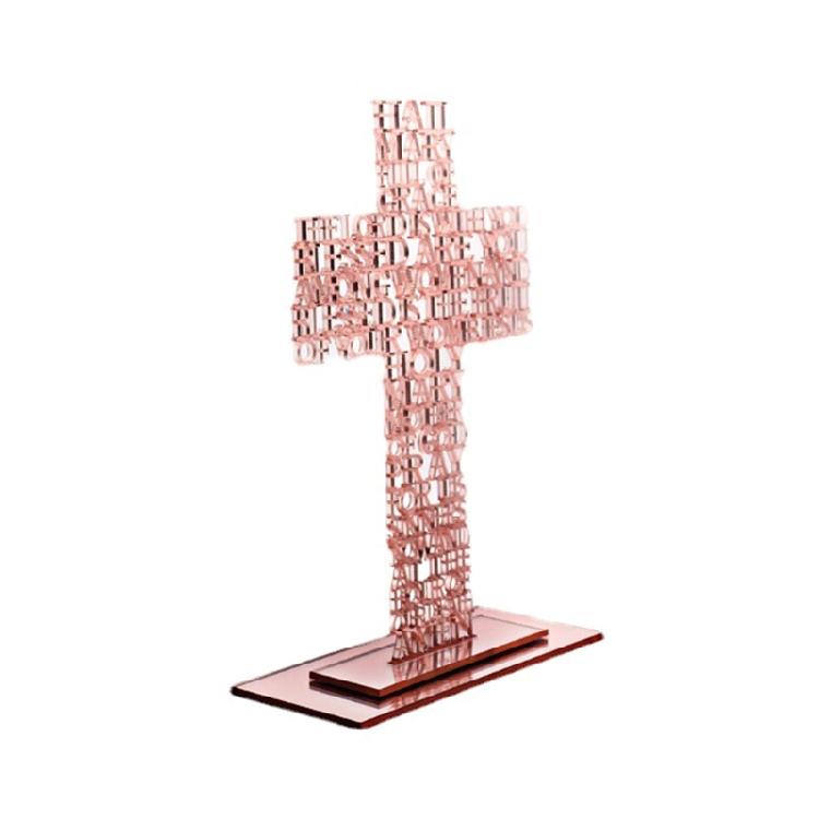 Standing Crucifix Acrylic Cross with Stand Tabletop Decoration for Home Office 1 рожевий колір золота
Standing Crucifix Acrylic Cross with Stand Tabletop Decoration for Home Office 1 рожевий колір золота