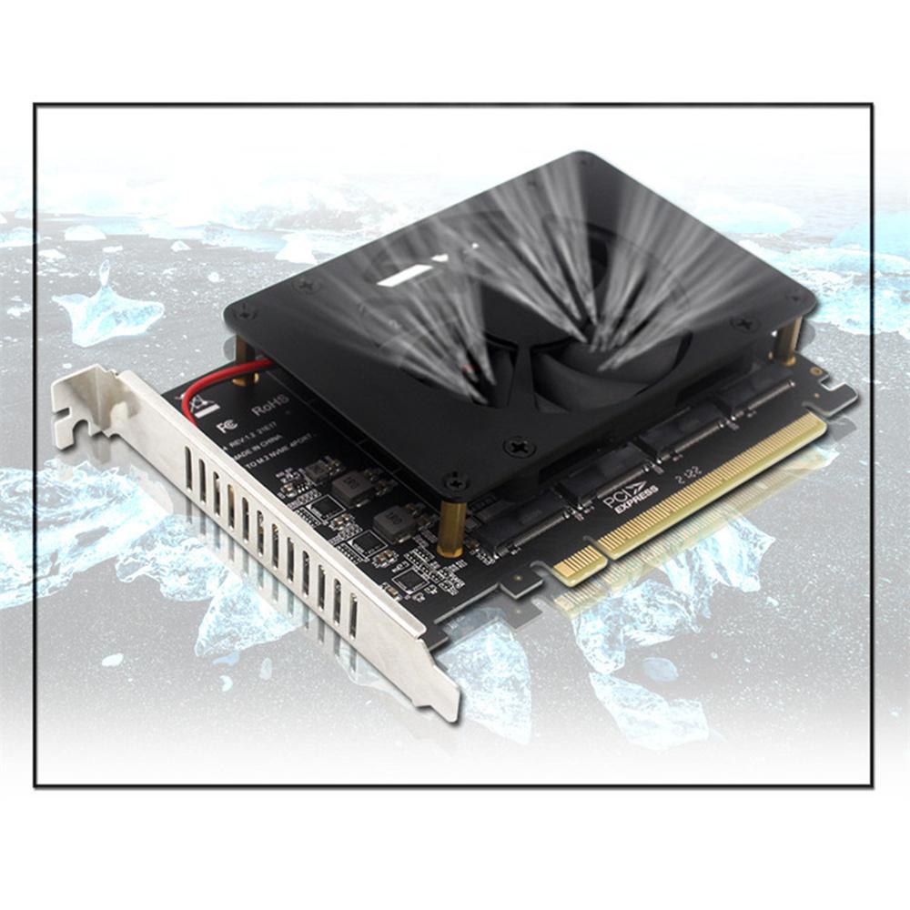 For Motherboard M.2 NVME RAID PCI-E x16 Split Card Array Expansion Adapter Card
For Motherboard M.2 NVME RAID PCI-E x16 Split Card Array Expansion Adapter Card