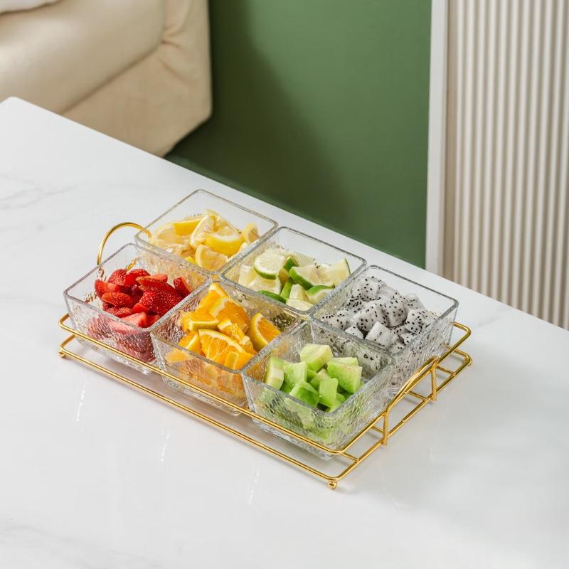 Ru Han Creative Glass Divided Snack and Fruit Plate
Ru Han Creative Glass Divided Snack and Fruit Plate