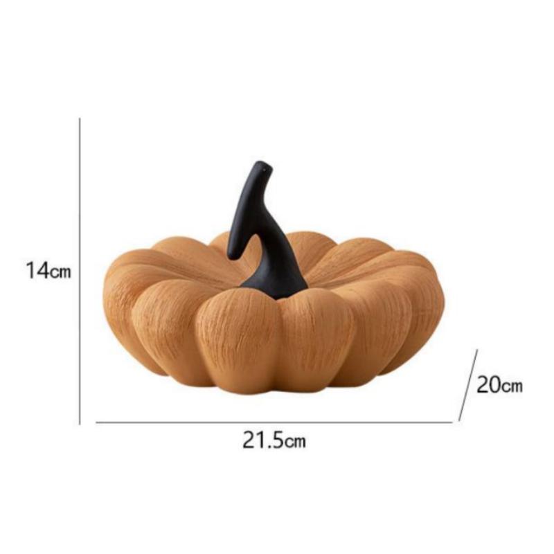 Orange Pumpkin Figurine Resin Handicraft Simulated Pumpkin Sculpture Halloween Decoration Accessories Decorative Figurines
Orange Pumpkin Figurine Resin Handicraft Simulated Pumpkin Sculpture Halloween Decoration Accessories Decorative Figurines