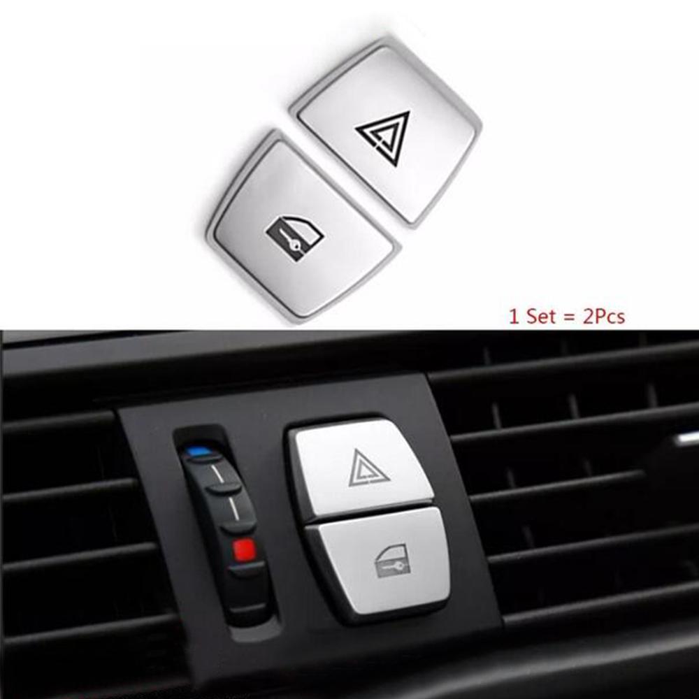 New 2Pcs Car Warning Light Button Cover Interior Trims For BMW 5 6 7 Series Silver
New 2Pcs Car Warning Light Button Cover Interior Trims For BMW 5 6 7 Series Silver