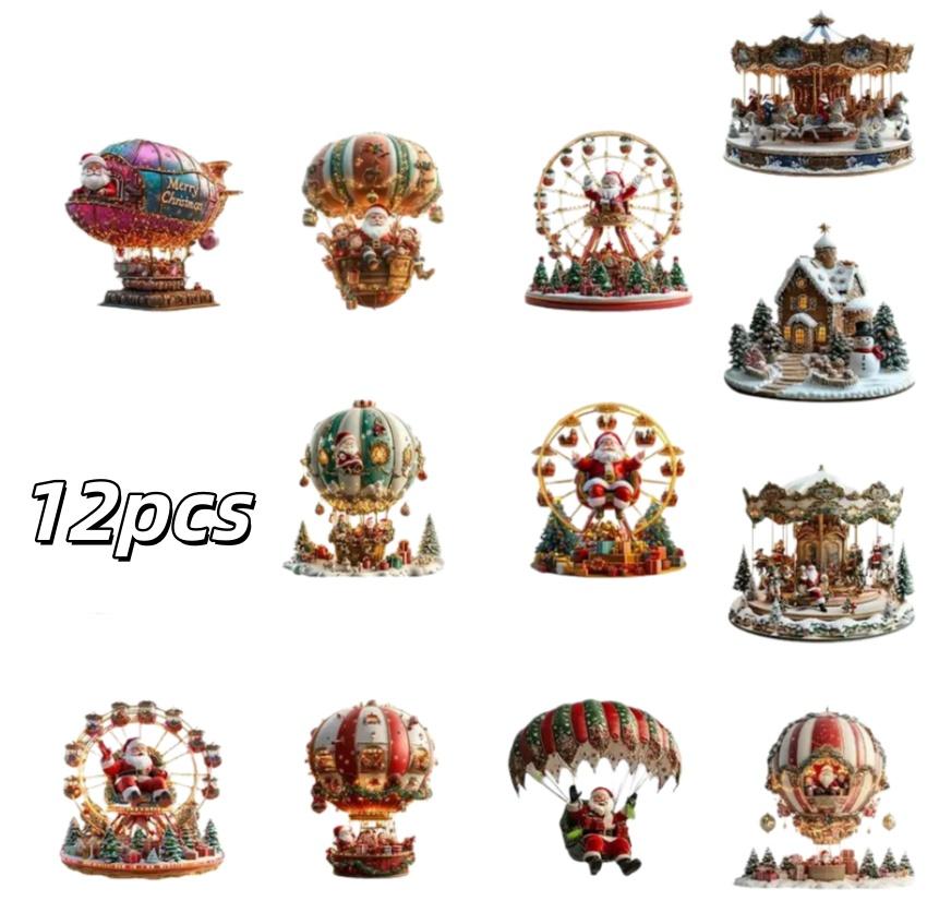 12/24pcs Christmas Ornaments Wooden Santa Claus Pendant Suit Festival Decorations Suitable For Home Offices New Year And Gardens other
12/24pcs Christmas Ornaments Wooden Santa Claus Pendant Suit Festival Decorations Suitable For Home Offices New Year And Gardens other