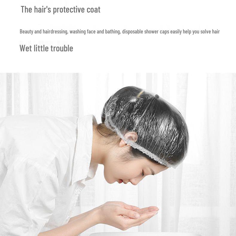 Waterproof Disposable Shower Cap for Women - Thick, Anti-Oil Fume Hair Mask Upgraded Thickened Transparent 100 Pieces
Waterproof Disposable Shower Cap for Women - Thick, Anti-Oil Fume Hair Mask Upgraded Thickened Transparent 100 Pieces