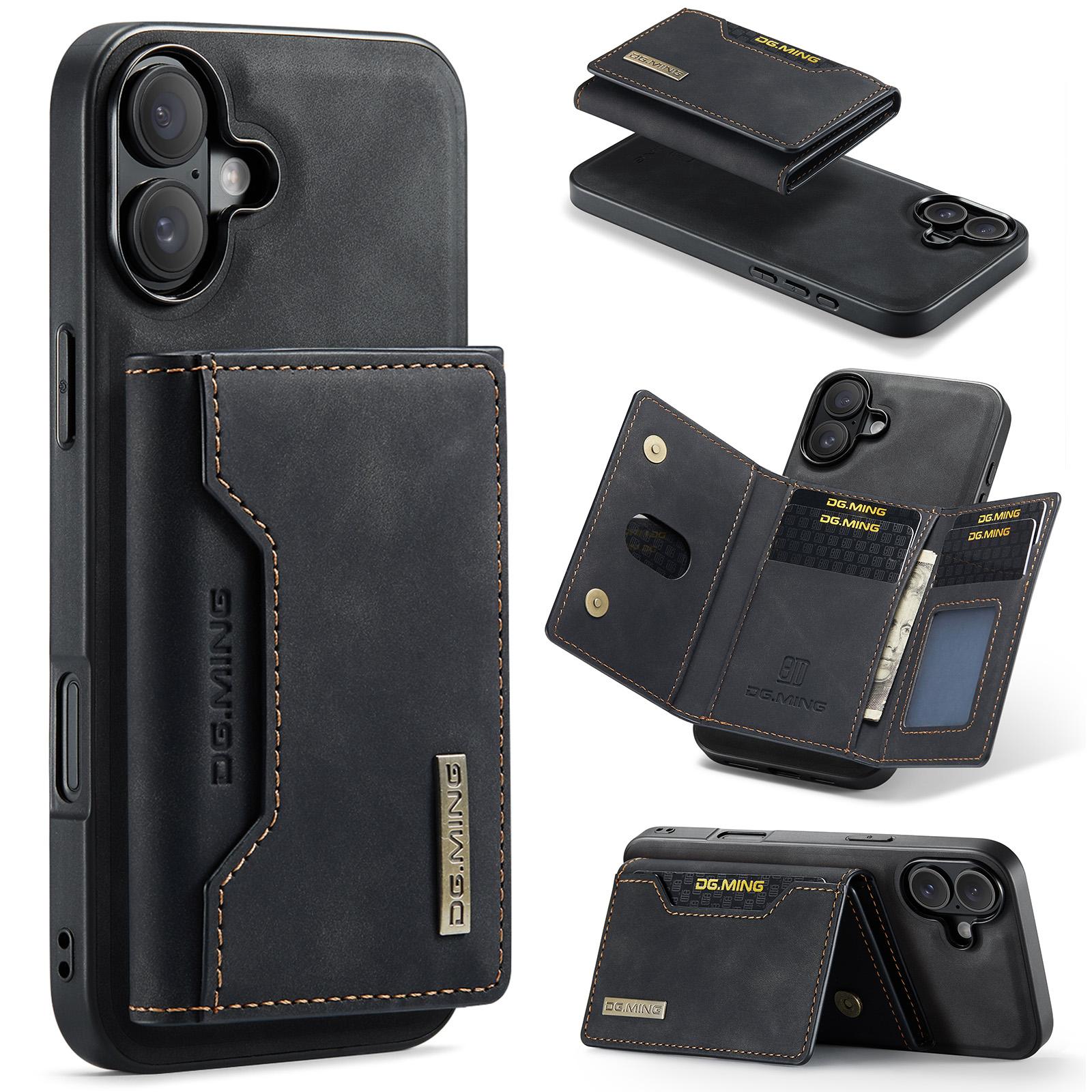 DG.MING M2 Series for iPhone 16 Plus Case PU+PC+TPU Phone Cover Detachable Wallet Black
DG.MING M2 Series for iPhone 16 Plus Case PU+PC+TPU Phone Cover Detachable Wallet Black