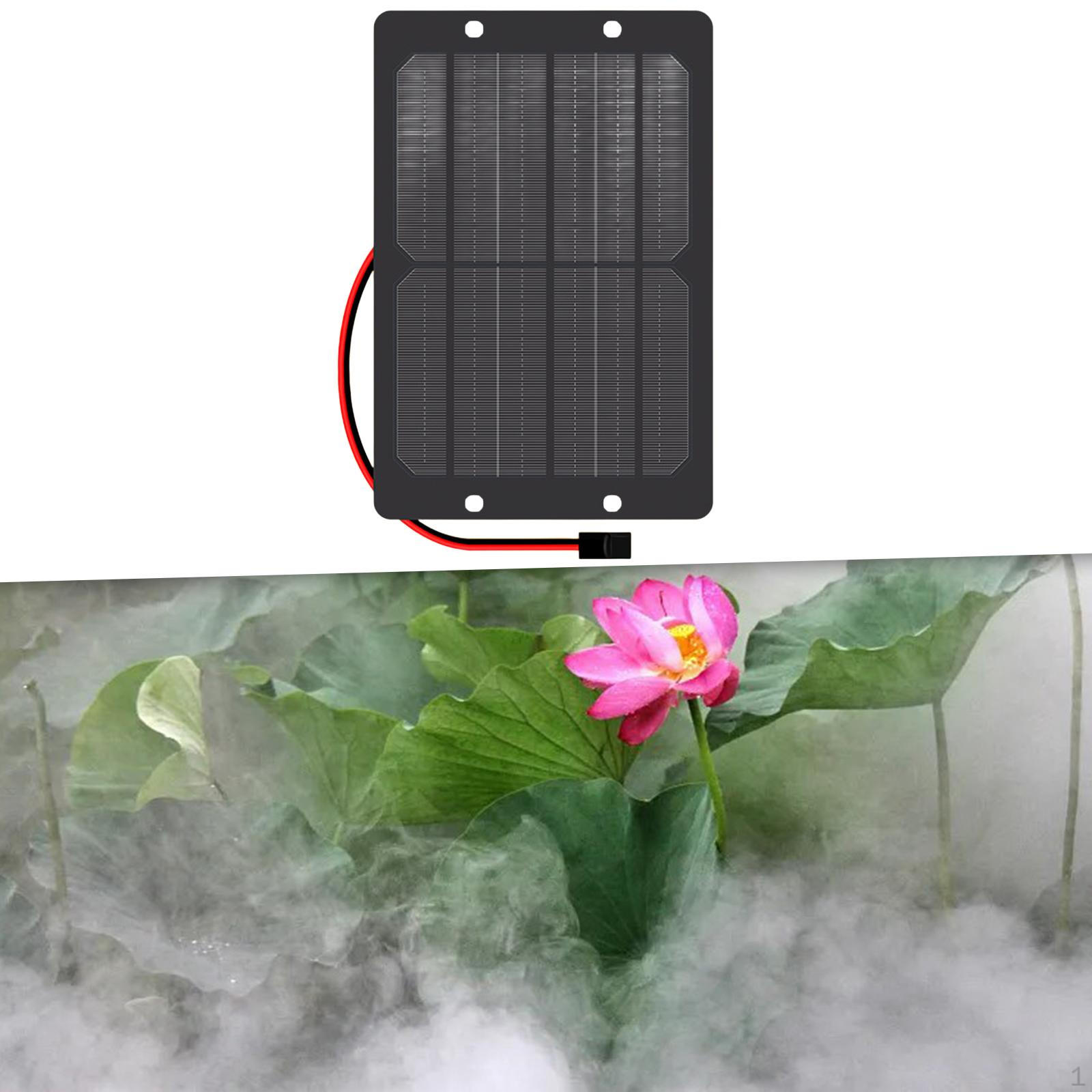 Humidifier with Solar Panel, Easy to Use Only Plate 5W
Humidifier with Solar Panel, Easy to Use Only Plate 5W