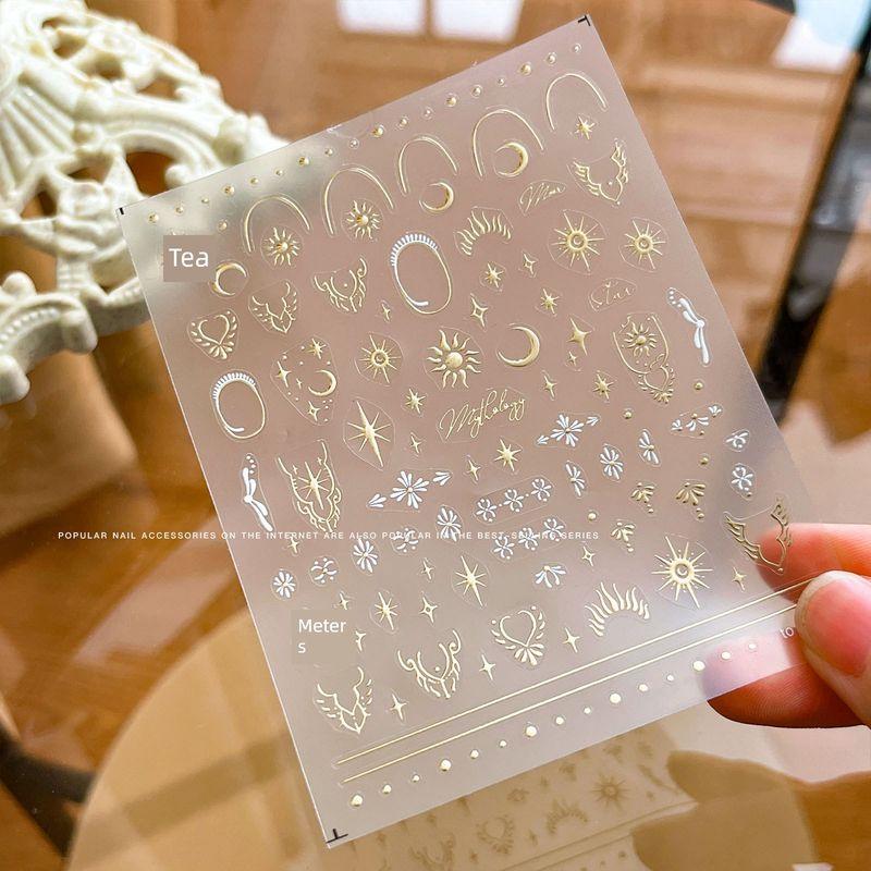 Xingyue Nail Stickers Paper Net Red Four Awn Star Moon Adhesive Thin Tough Bronzing and Silver Plating Retro Nail Accessories Patch Star Bronzing Sticker-TO1880 Gold
Xingyue Nail Stickers Paper Net Red Four Awn Star Moon Adhesive Thin Tough Bronzing and Silver Plating Retro Nail Accessories Patch Star Bronzing Sticker-TO1880 Gold