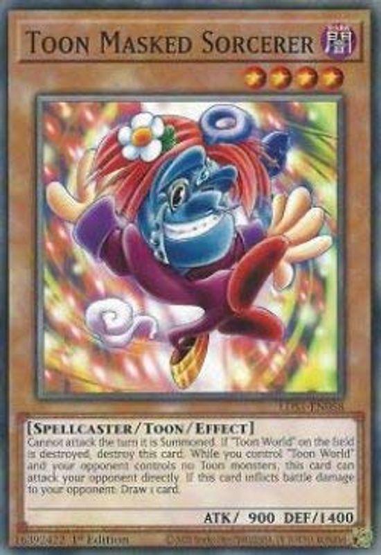 Toon Masked Sorcerer version 1st Edition Legendary Season 1 Yu-Gi-Oh LDS1-EN058 (English Normal) Duelists:
Toon Masked Sorcerer version 1st Edition Legendary Season 1 Yu-Gi-Oh LDS1-EN058 (English Normal) Duelists: