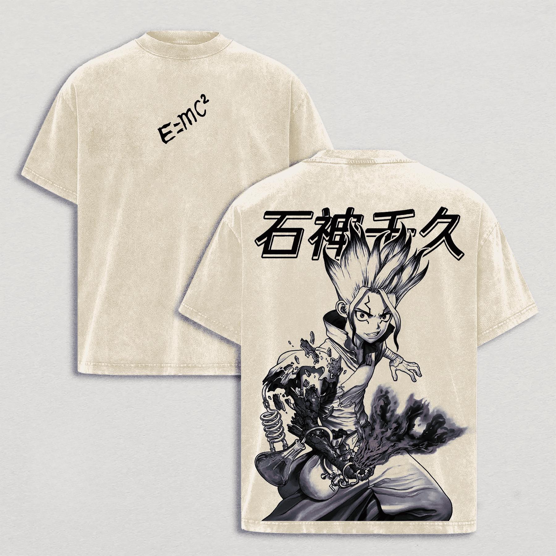 Ishigami Senkuu Dr.STONE Anime T-shirt Vintage Y2k Washed Oversized T Shirt Summer Short Sleeve Casual Pure Cotton Tees Tops XXL бежевий
Ishigami Senkuu Dr.STONE Anime T-shirt Vintage Y2k Washed Oversized T Shirt Summer Short Sleeve Casual Pure Cotton Tees Tops XXL бежевий