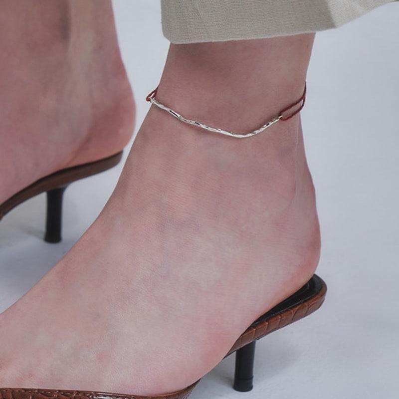 liersi Anette Red knot Anklet Silver(pure)
liersi Anette Red knot Anklet Silver(pure)