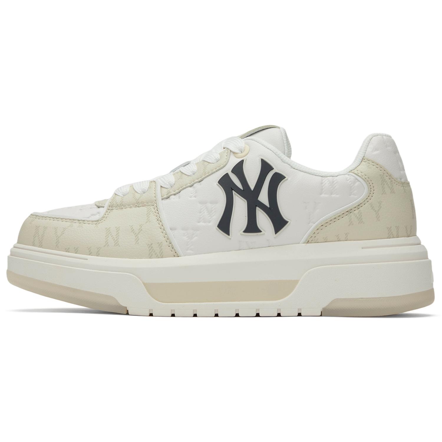 MLB New York Yankees Synthetic Leather Abrasion Resistant Slip Resistant Low top Skateboard Shoes Unisex Ivory White 3ASXM036N-50IVS 40.5
MLB New York Yankees Synthetic Leather Abrasion Resistant Slip Resistant Low top Skateboard Shoes Unisex Ivory White 3ASXM036N-50IVS 40.5