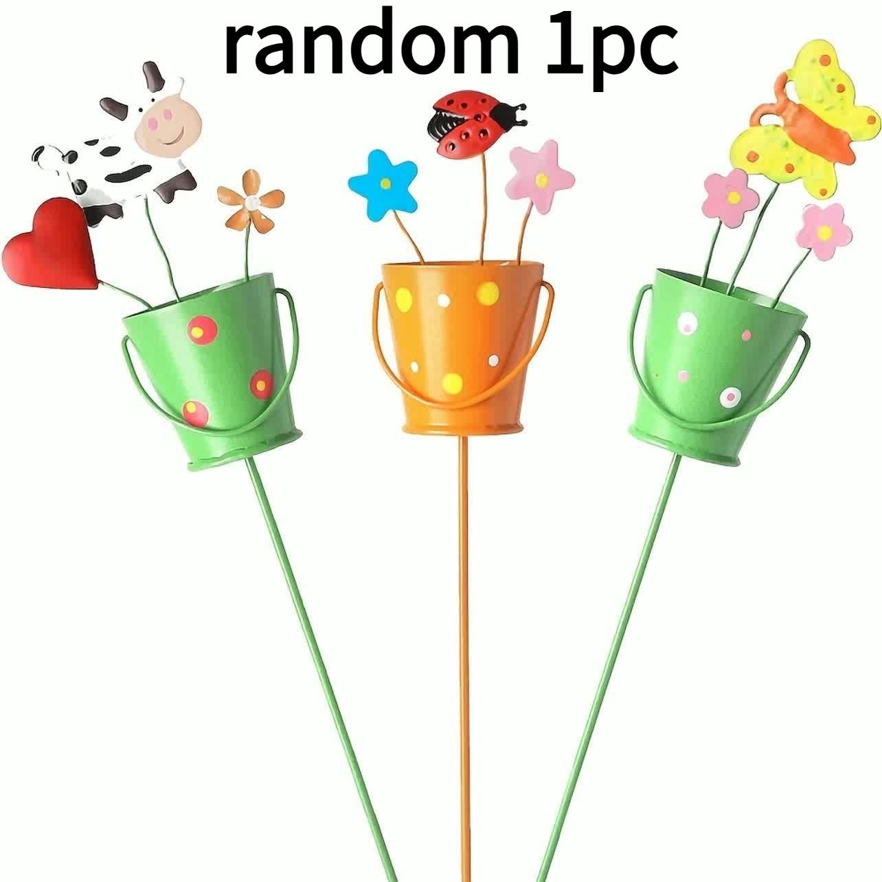 1pc Butterfly Garden Stakes Colorful Metal Ornaments for Outdoor Decor, Patio & Lawn Flower Pot Accents
1pc Butterfly Garden Stakes Colorful Metal Ornaments for Outdoor Decor, Patio & Lawn Flower Pot Accents
