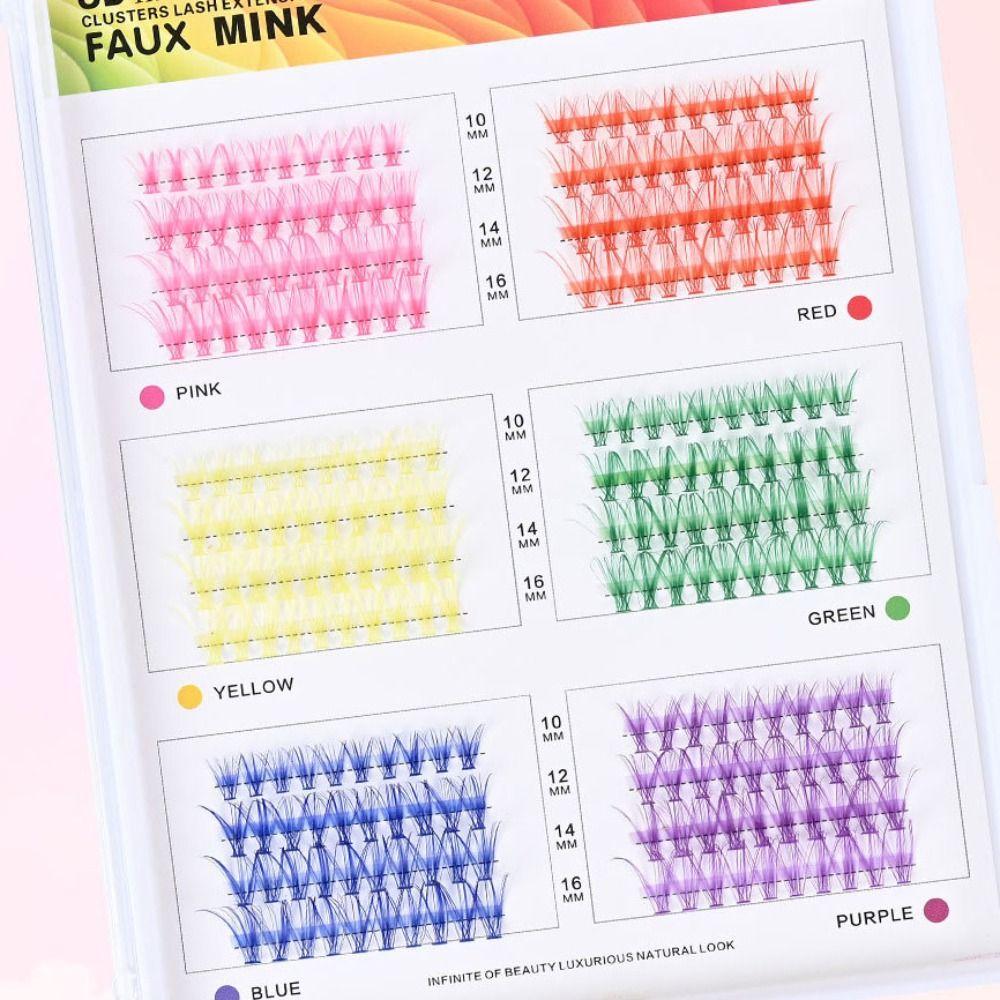Makeup Mix Colored Lashes Cluster Mink Lashes Eyelash Extensions Fashion False Lashes Women
Makeup Mix Colored Lashes Cluster Mink Lashes Eyelash Extensions Fashion False Lashes Women